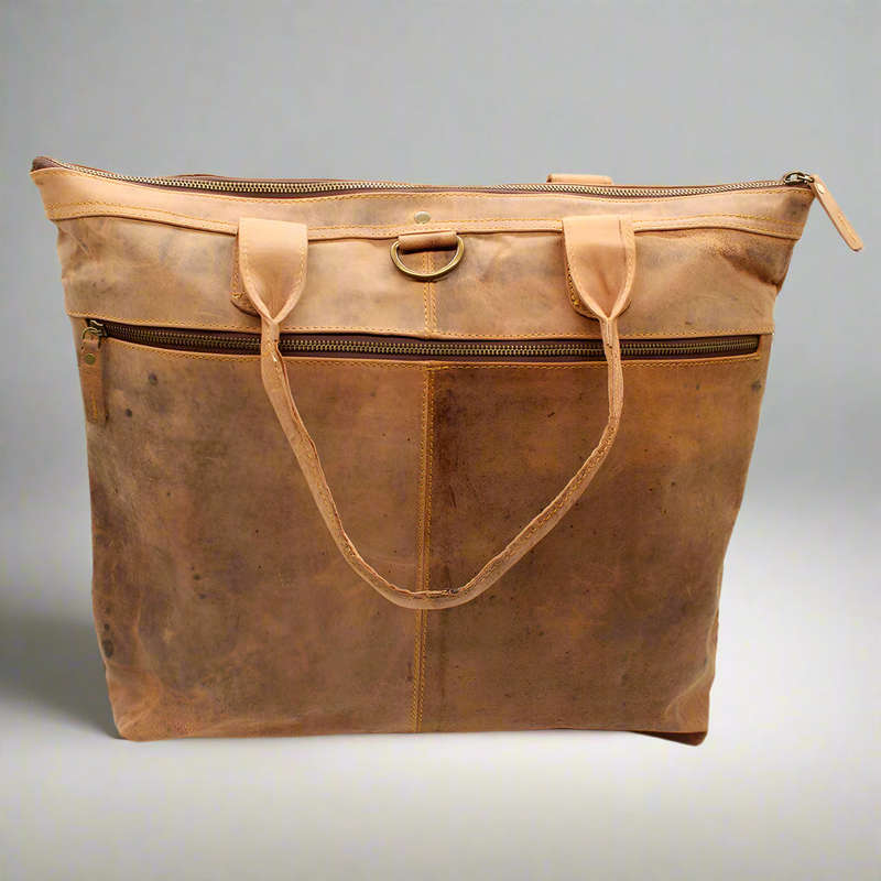 Hannah Leather Nappy Bag