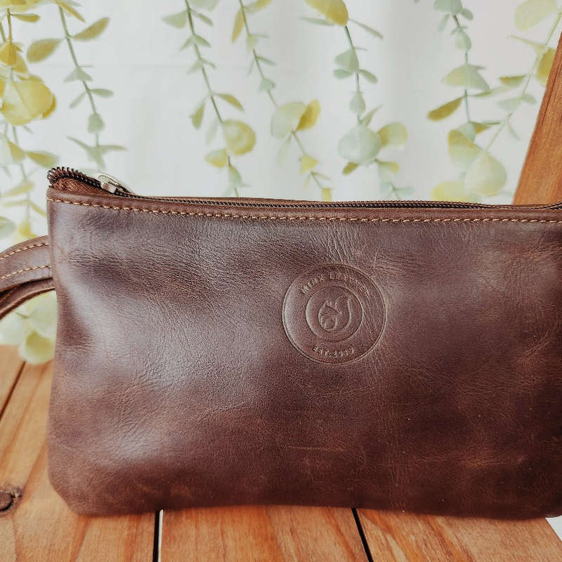 Leather Make up Bags