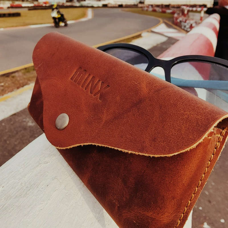 Silvi Leather Sunglasses Case