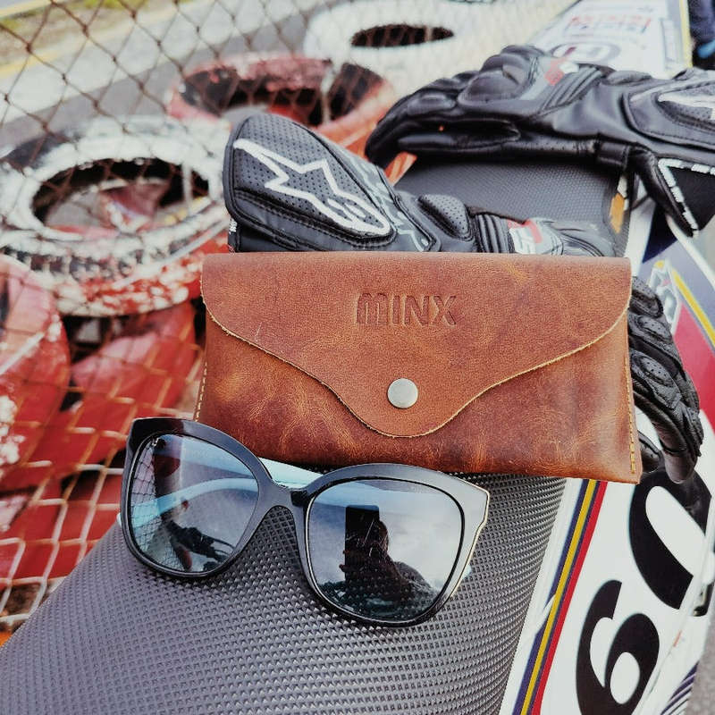 Silvi Leather Sunglasses Case
