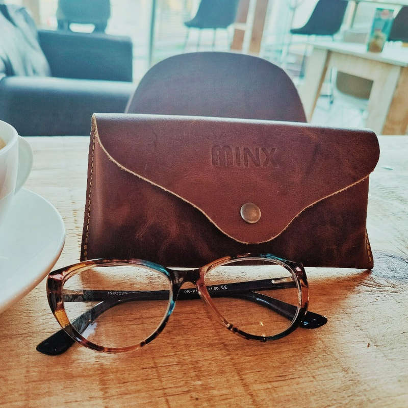 Silvi Leather Sunglasses Case