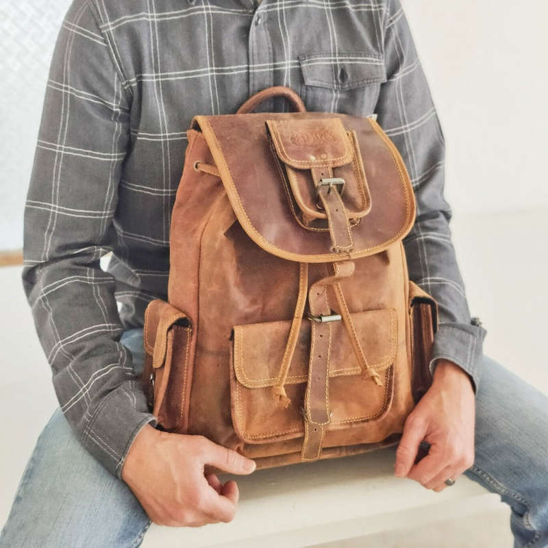 No1 Rugsak Leather Backpack