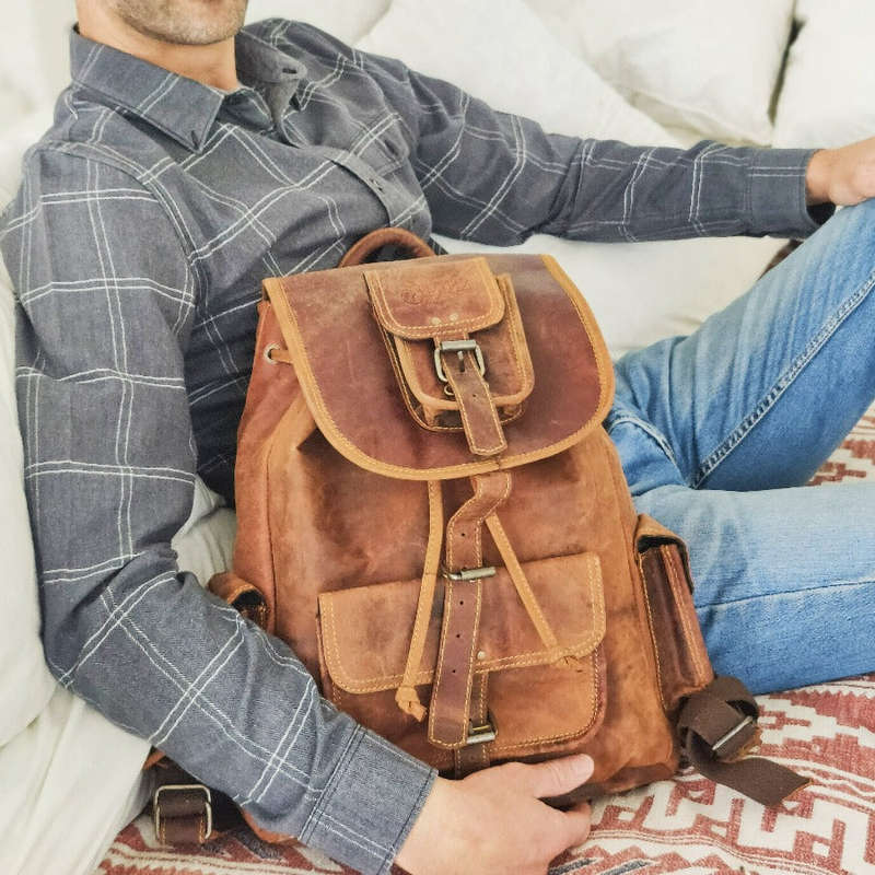 No1 Rugsak Leather Backpack