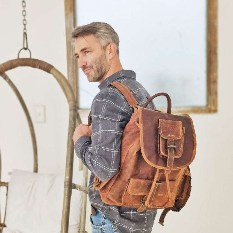 No1 Rugsak Leather Backpack
