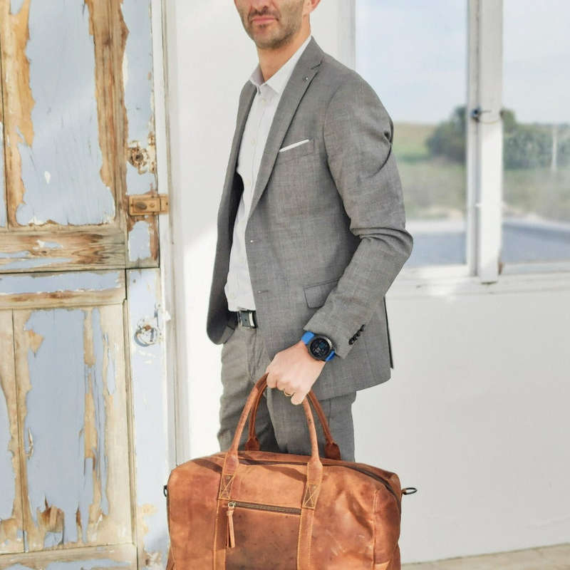 Hunter Leather Travel Bag