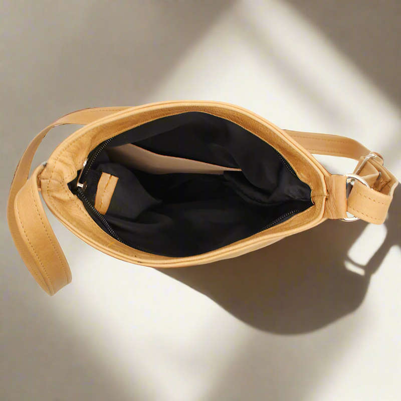 Bow Leather Sling Bag