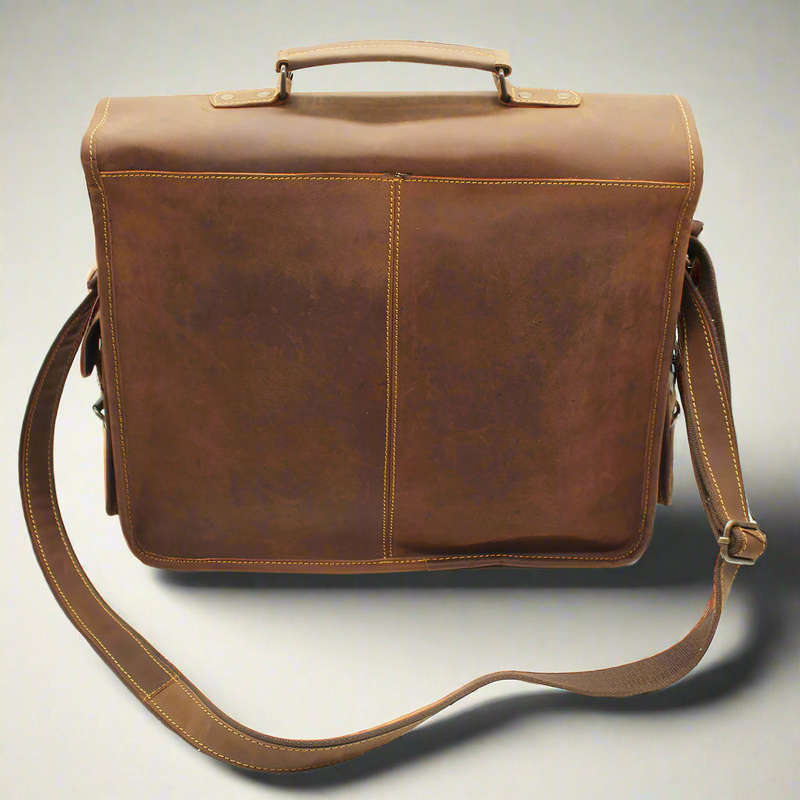 Milan Leather Laptop Bag