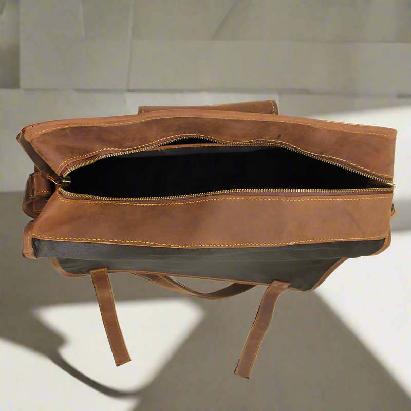 Milan Leather Laptop Bag