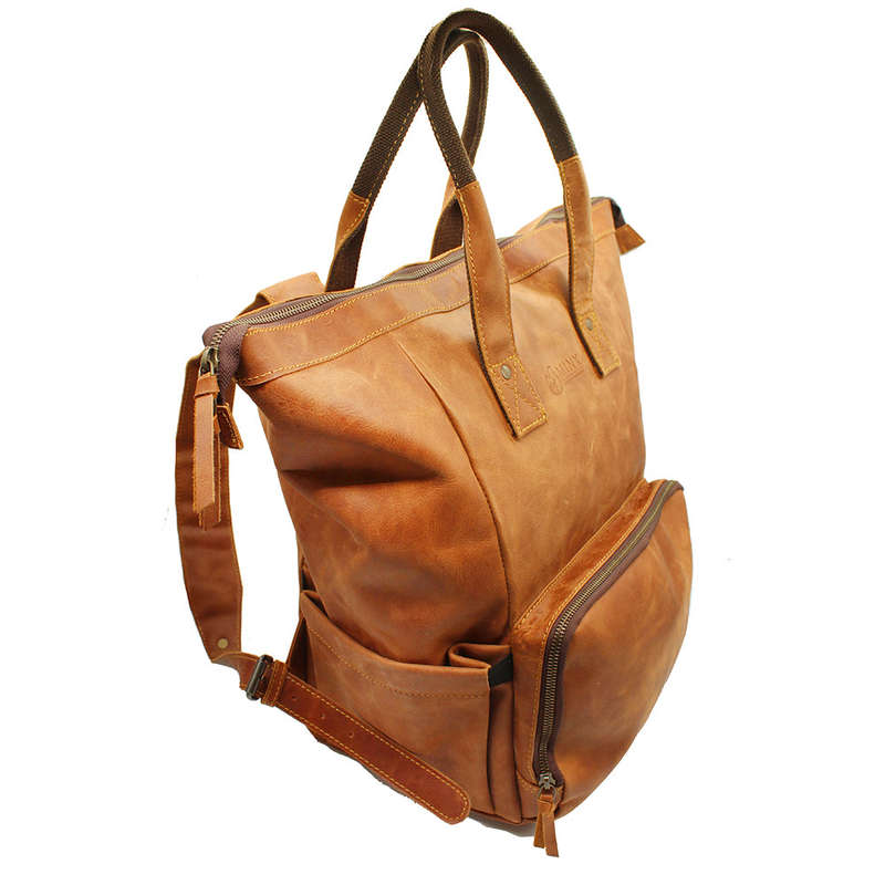 Amaliya Leather Nappy Bag