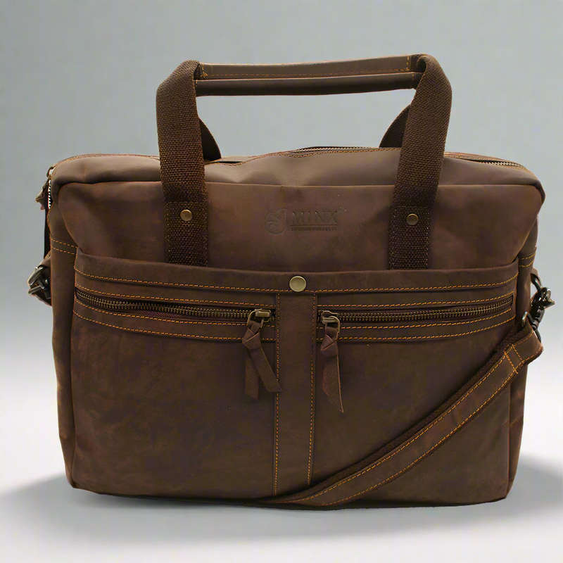St Tropez Leather Laptop Bag
