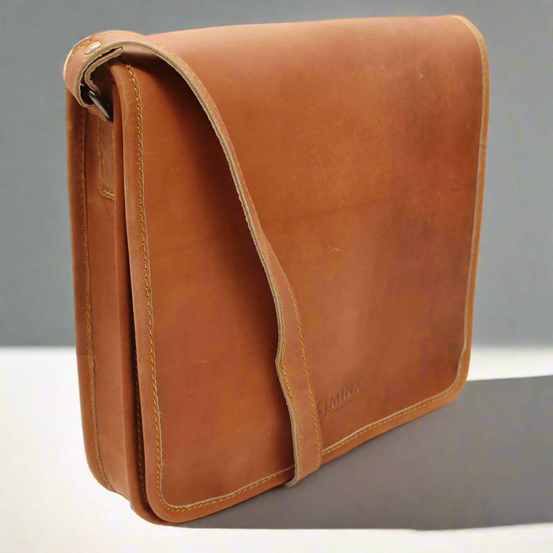 Leather Messenger Bag
