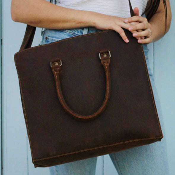 Josie Leather Hand / Laptop Bag