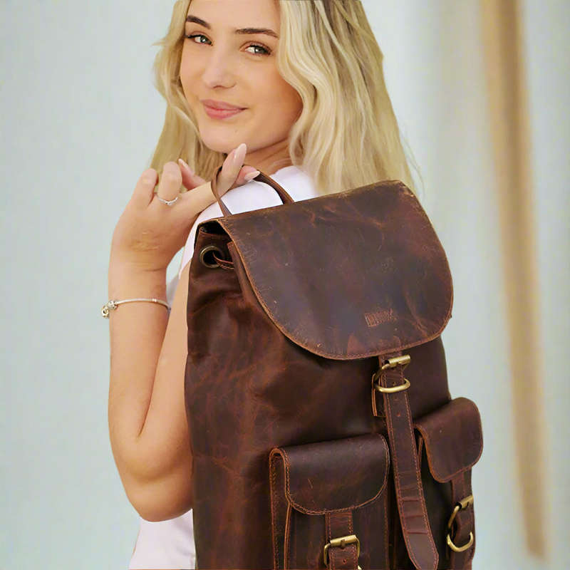 Sherri Leather Back Pack
