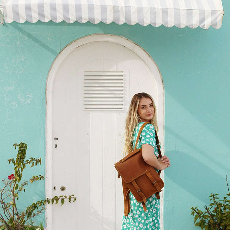 Tiffany XL Leather Backpack