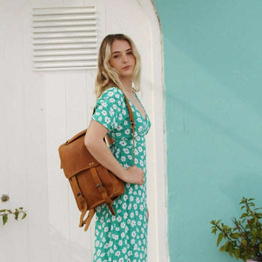 Tiffany XL Leather Backpack