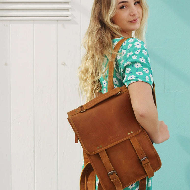 Tiffany XL Leather Backpack