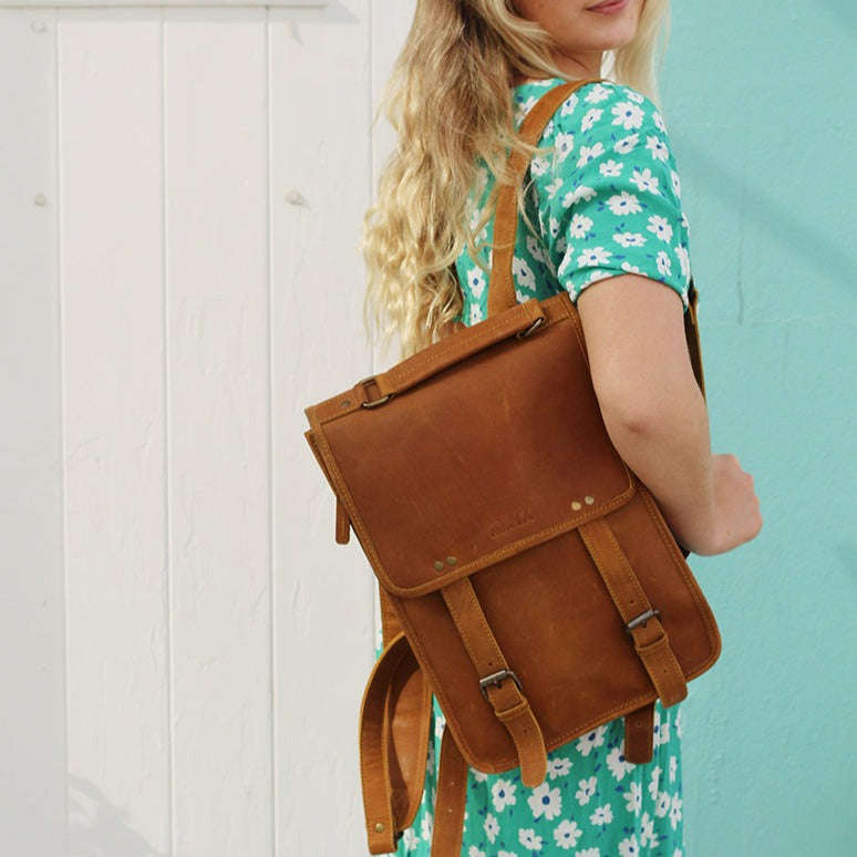 Tiffany XL Leather Backpack