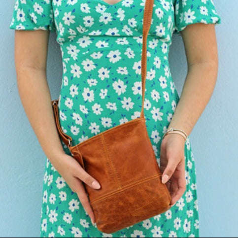 Get up and go Leather Bag