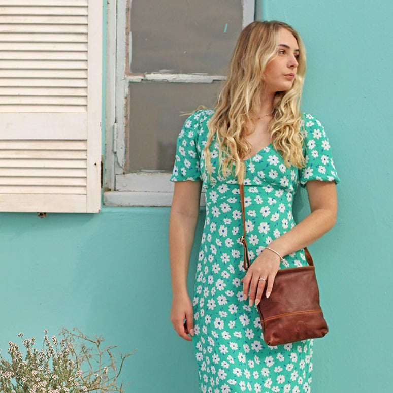 Maggie May Leather Sling Bag