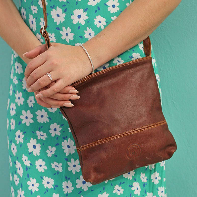 Maggie May Leather Sling Bag