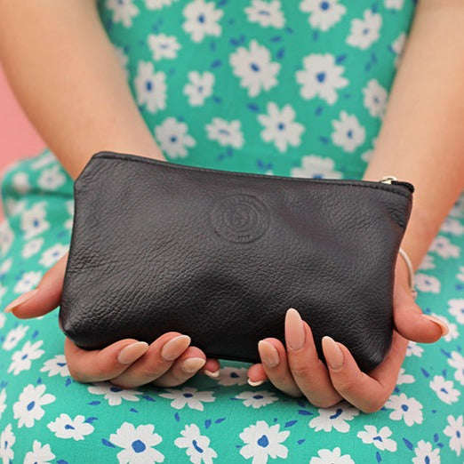 Leather Make up Bags