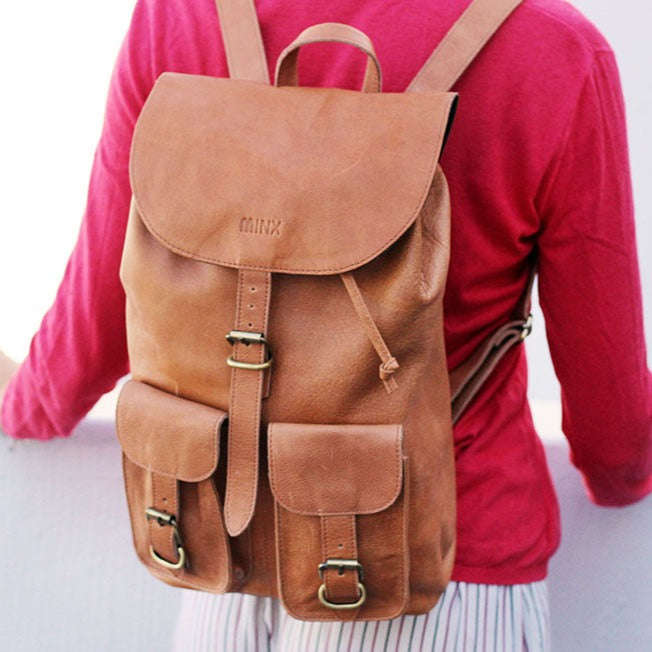 Sherri Leather Back Pack