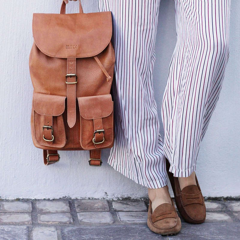 Sherri Leather Back Pack
