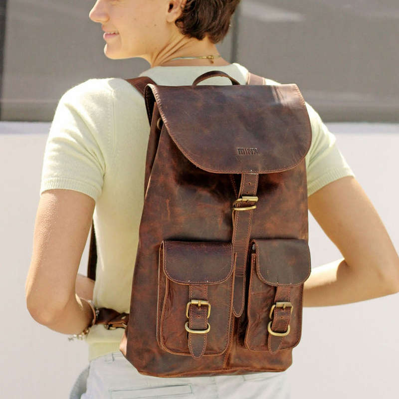 Sherri Leather Back Pack