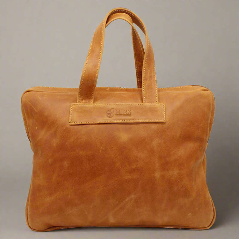 Leather Laptop Sleeve with Handle