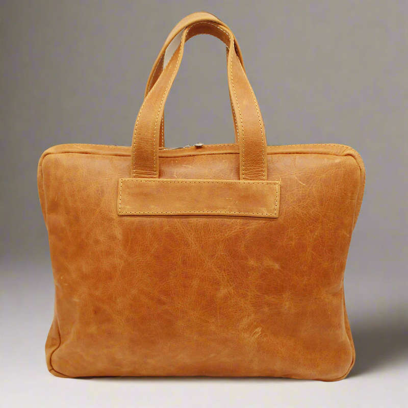Leather Laptop Sleeve with Handle
