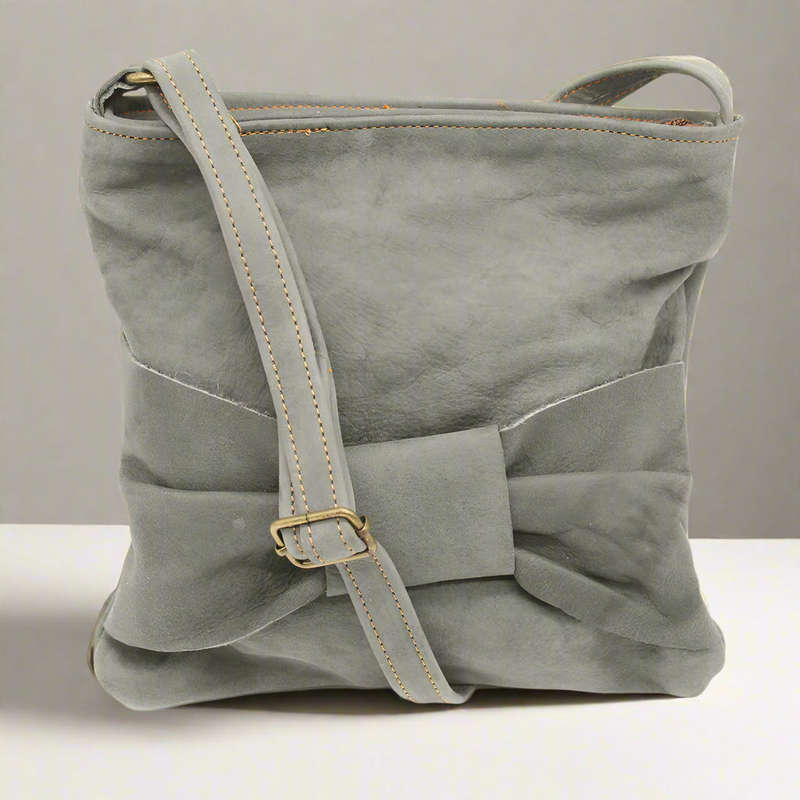 Bow Leather Sling Bag
