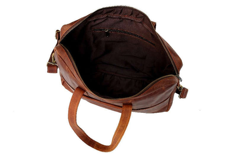 Phi Phi Leather Laptop Bag