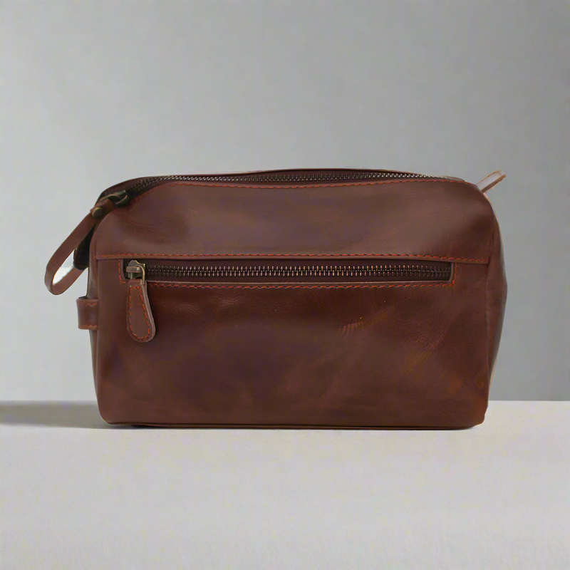 Toiletry Bag Buffalo Leather - Gift Set