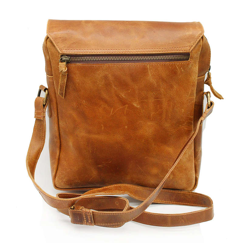 Jessie Leather Messenger Bag