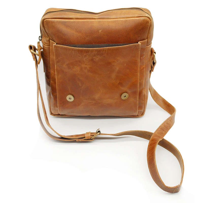 Jessie Leather Messenger Bag