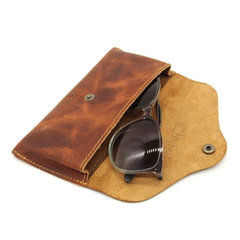 Silvi Leather Sunglasses Case