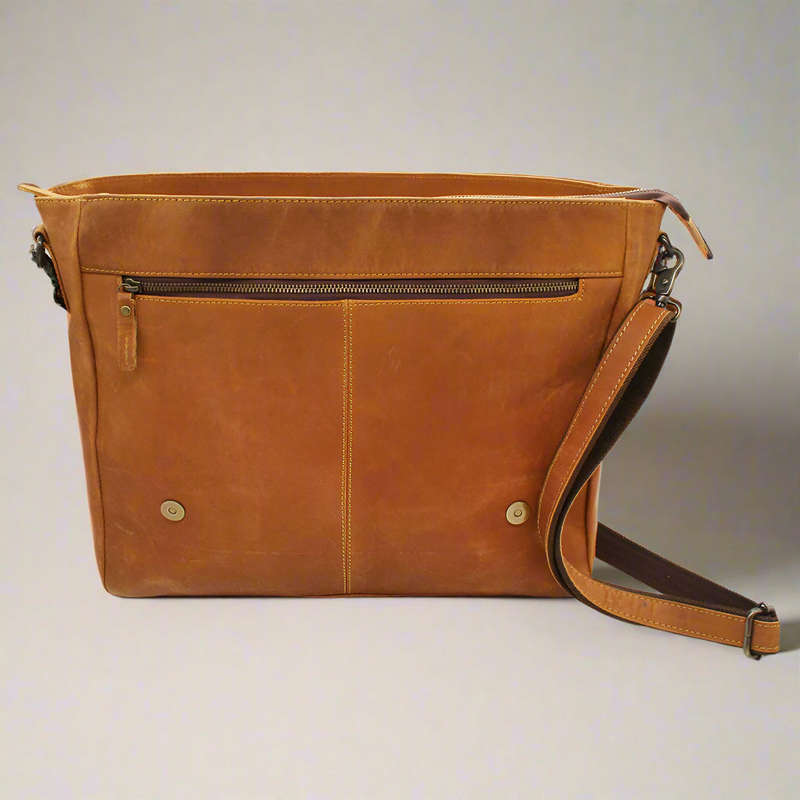 Tahiti Leather Laptop Bag