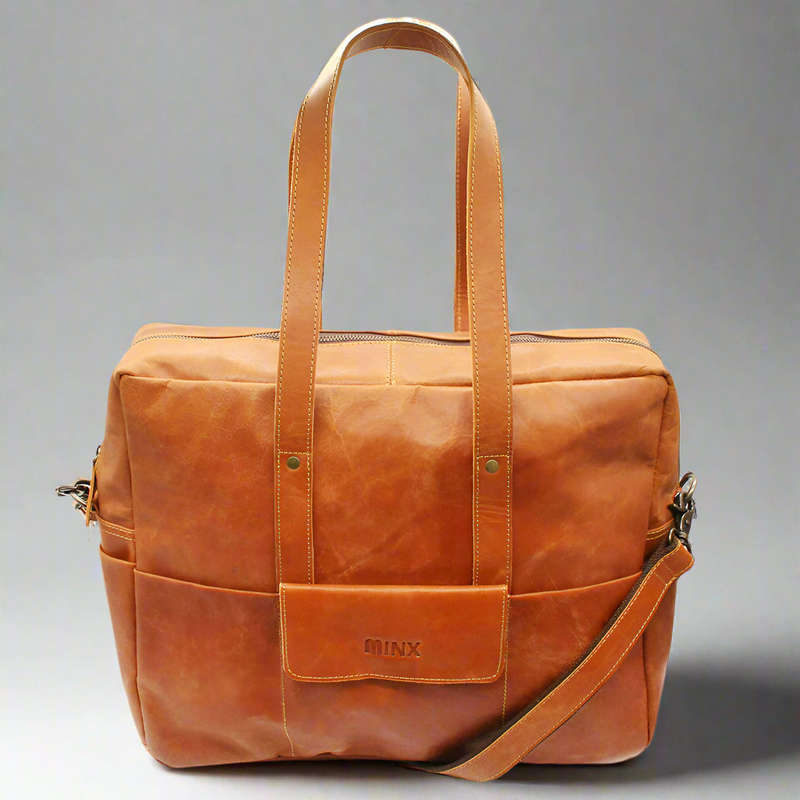 Kaisley Leather Nappy Bag