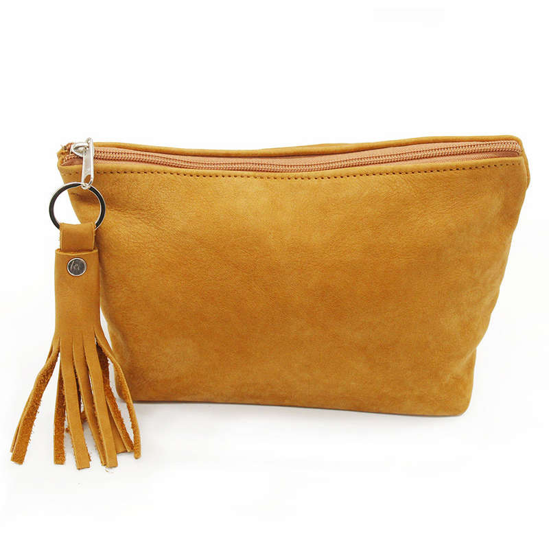 Cammy Leather Cosmetic Bag