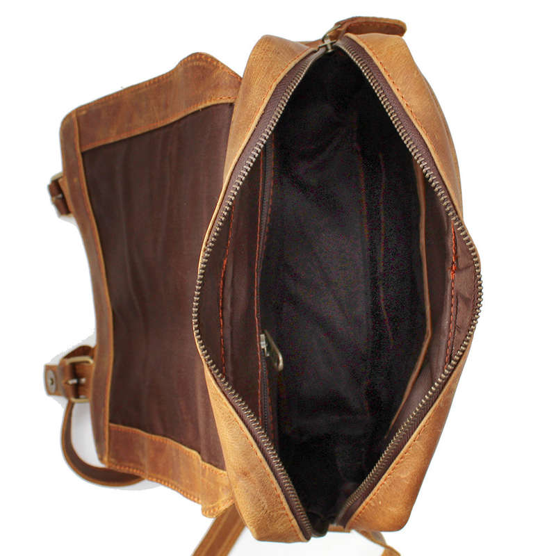 Jessie Leather Messenger Bag