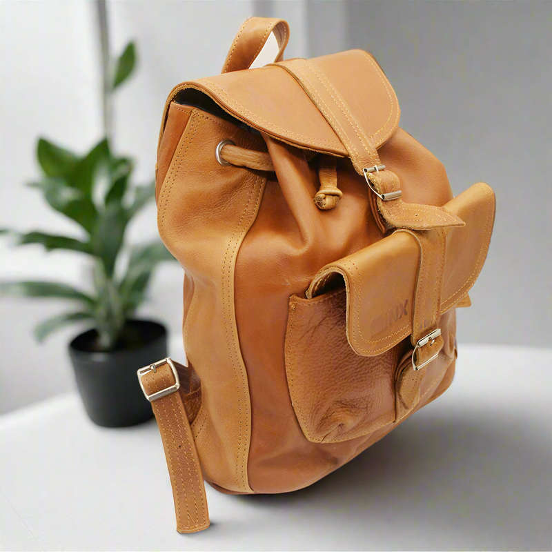 Troy Leather Backpack