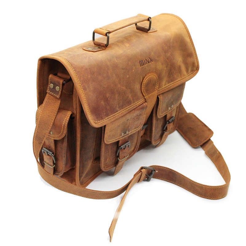 Barbados Leather Laptop Bag