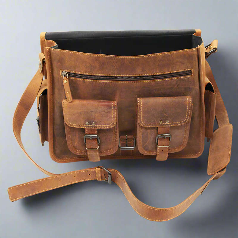 Barbados Leather Laptop Bag