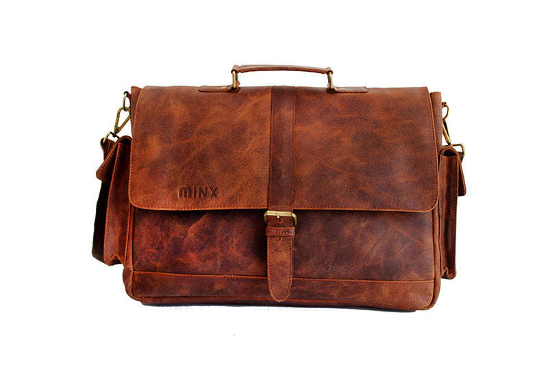 Dominican Leather Laptop Bag