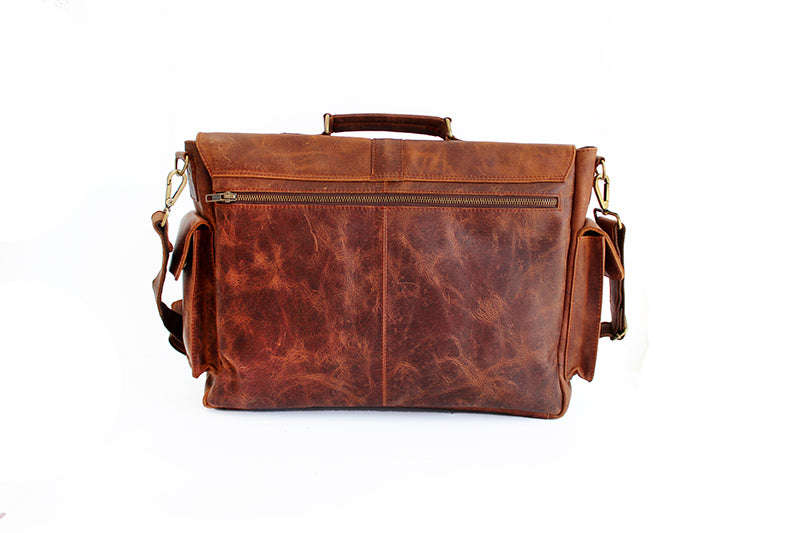 Dominican Leather Laptop Bag