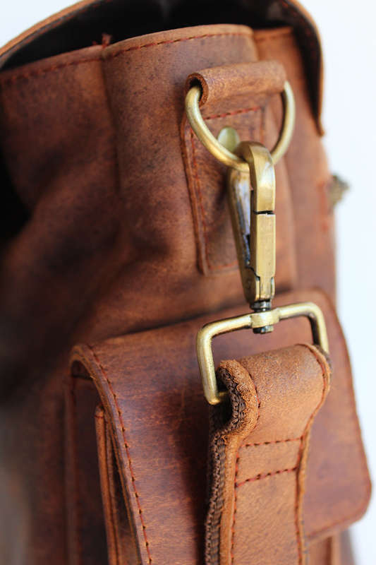 Dominican Leather Laptop Bag