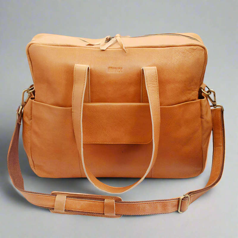 Kaisley Leather Nappy Bag