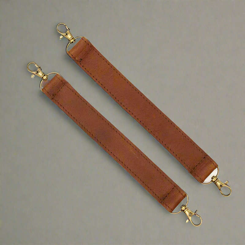Stroller Leather Straps Set of 2