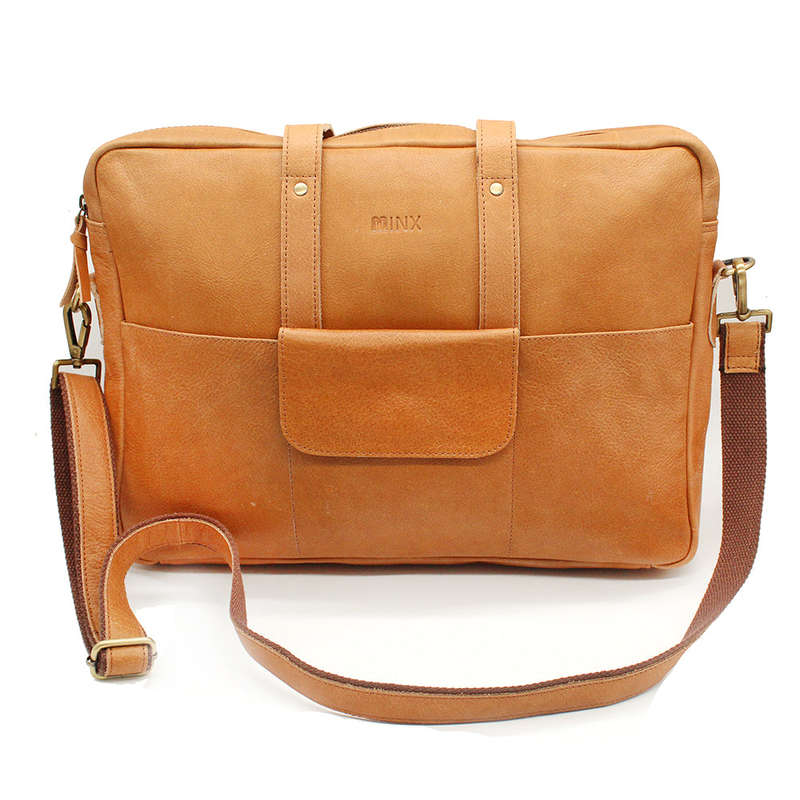 Phi Phi Leather Laptop Bag