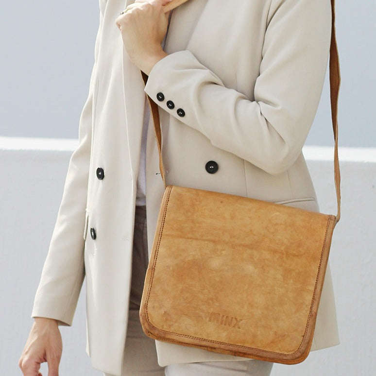 Leather Messenger Bag